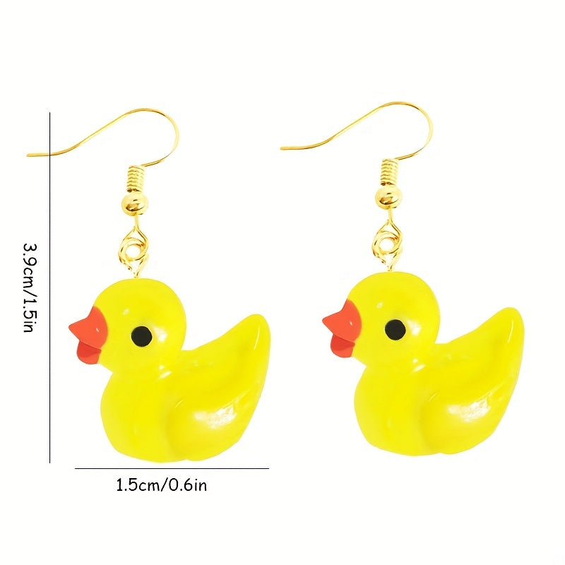 Resin Animal Earrings Fun Ear Jewelry