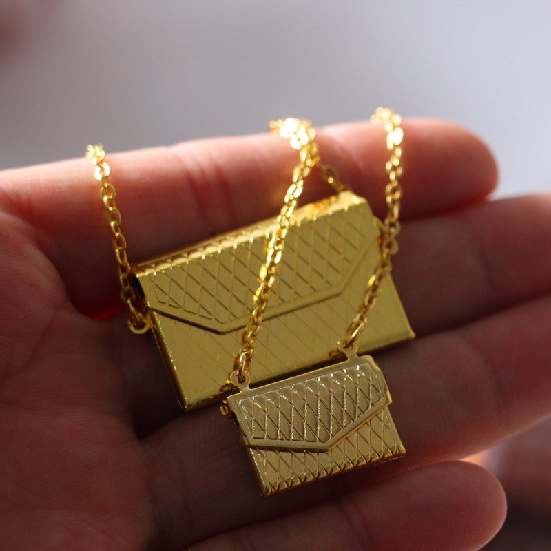 1:12 Dollhouse Mini Metal Bag Decorative Accessory BJD Doll OB11 Small Cloth