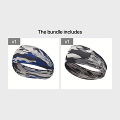 Men's Camouflage Ice Silk Headband for Sports