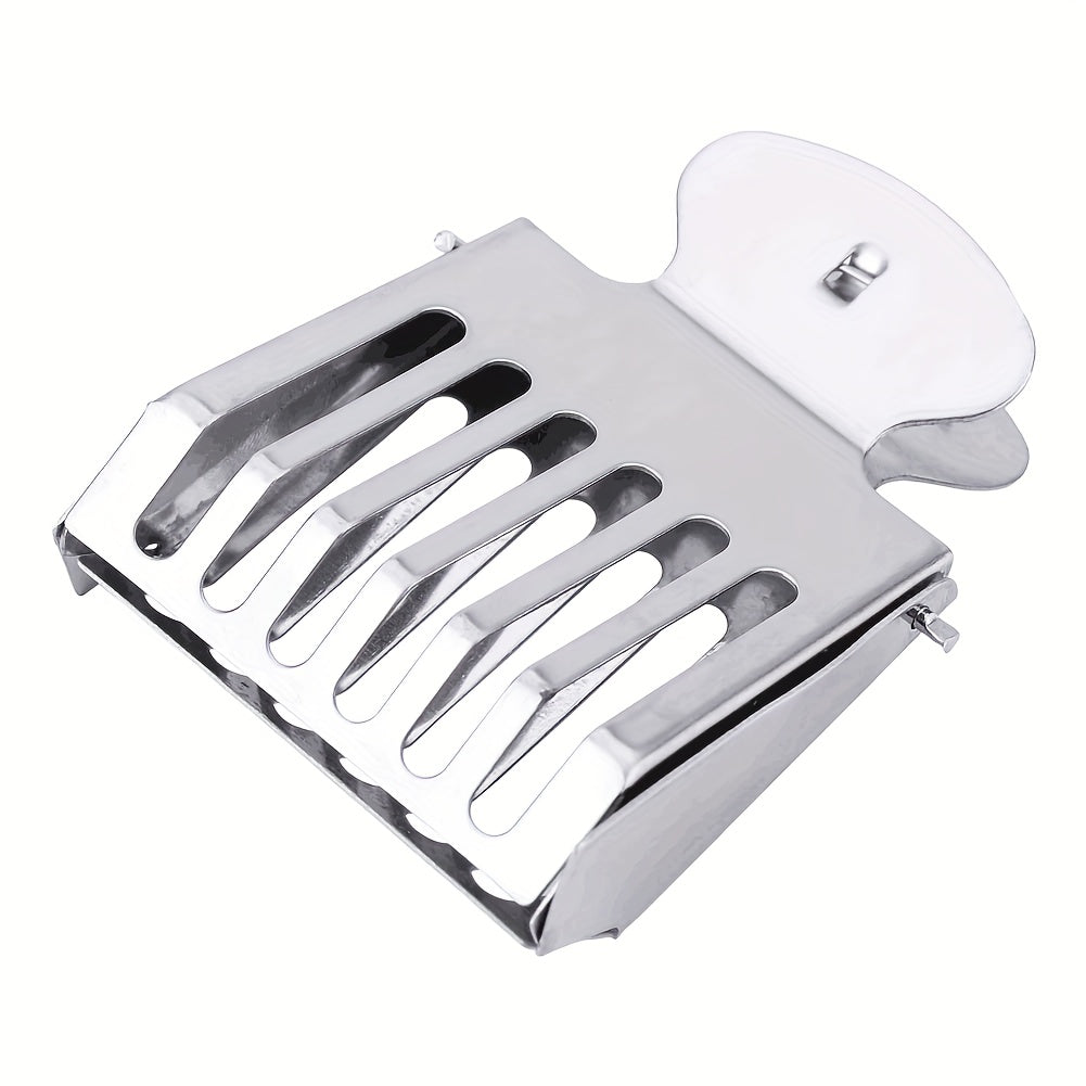 Stainless Steel Queen Cage With Catcher Cage Beekeeper Tool