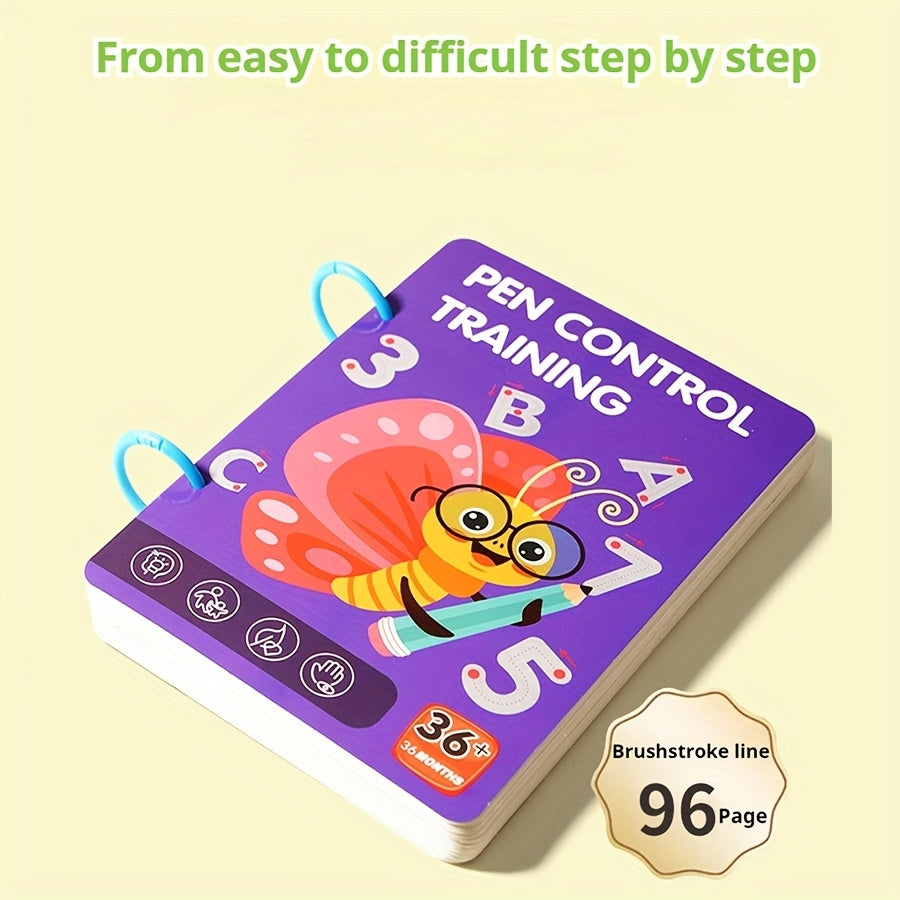 Pen Control Training Workbook for Handwriting Improvement