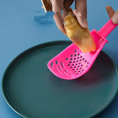2pcs Cooking Spoon Colander Strainer for Draining Mashing