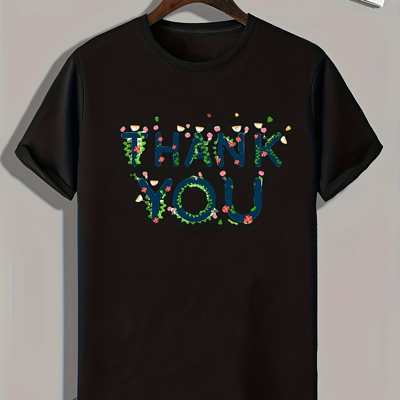 Pattern Print Men's Sports T-shirt Graphic Tee Summer Outdoor Clothes