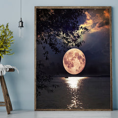 Moon Lake Cross Stitch Kit Wall Artwork