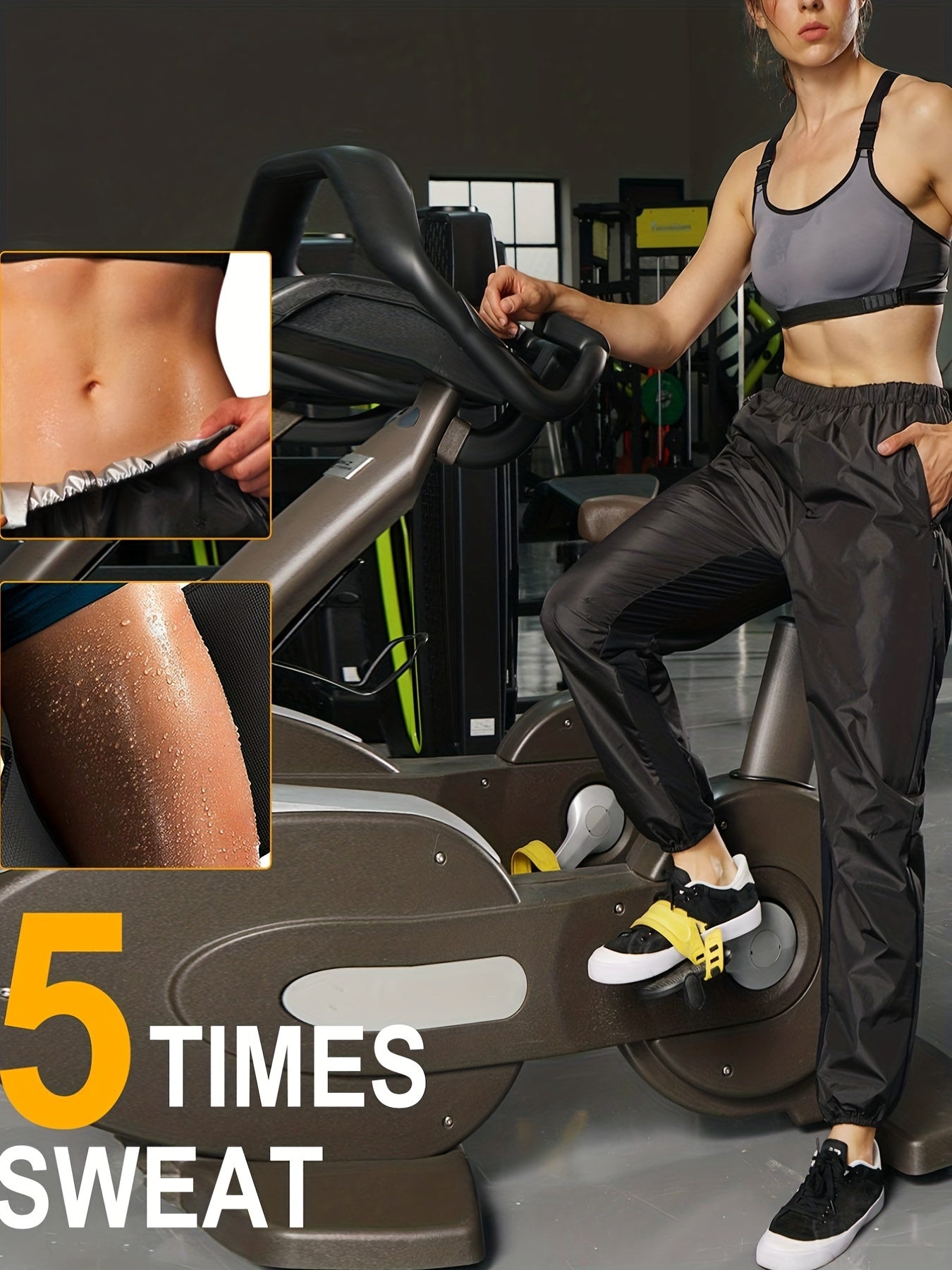 Women's High Waist Sauna Pants for Maximum Fitness Results