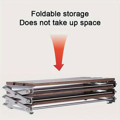 Portable 3-layer Storage Rack for Outdoor Picnic Camping Barbecue