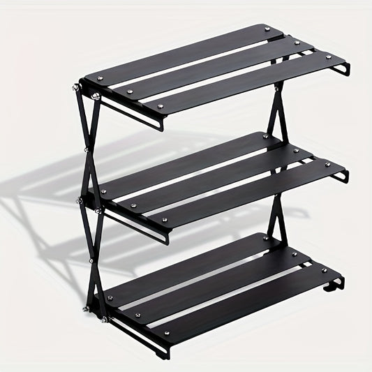 Aluminum Alloy Folding Shelf Outdoor Camping Table Portable Rack