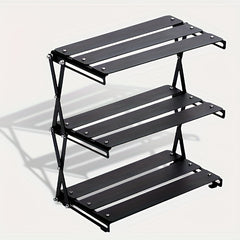 Aluminum Alloy Folding Shelf Outdoor Camping Table Portable Rack