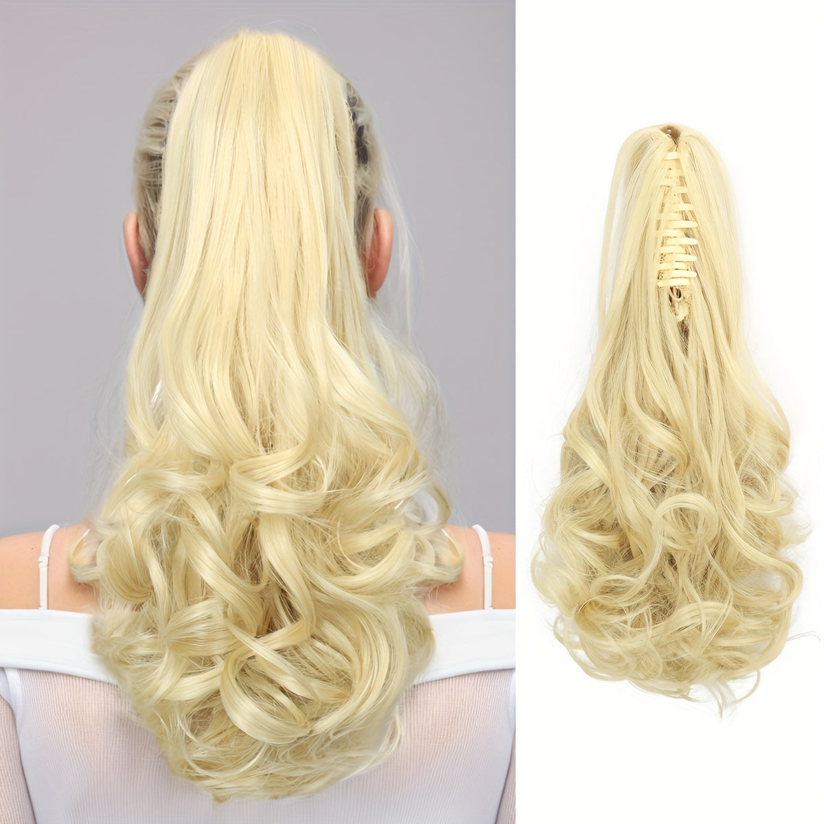 Curly Wavy Ponytail Extensions Clip In Hair