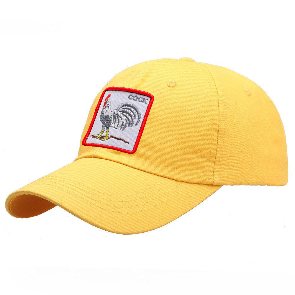 Animal Embroidery Sun Protection Baseball Cap