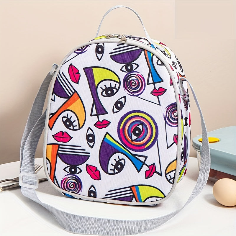 Large Capacity Insulated Lunch Bag for Office Workers