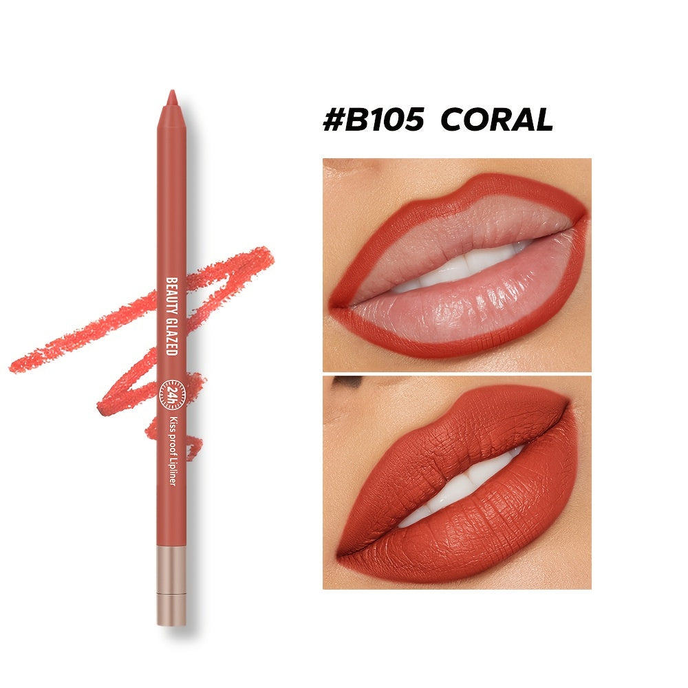 Waterproof Lip Liner Matte Pencil - Lip Plumping Cosmetics