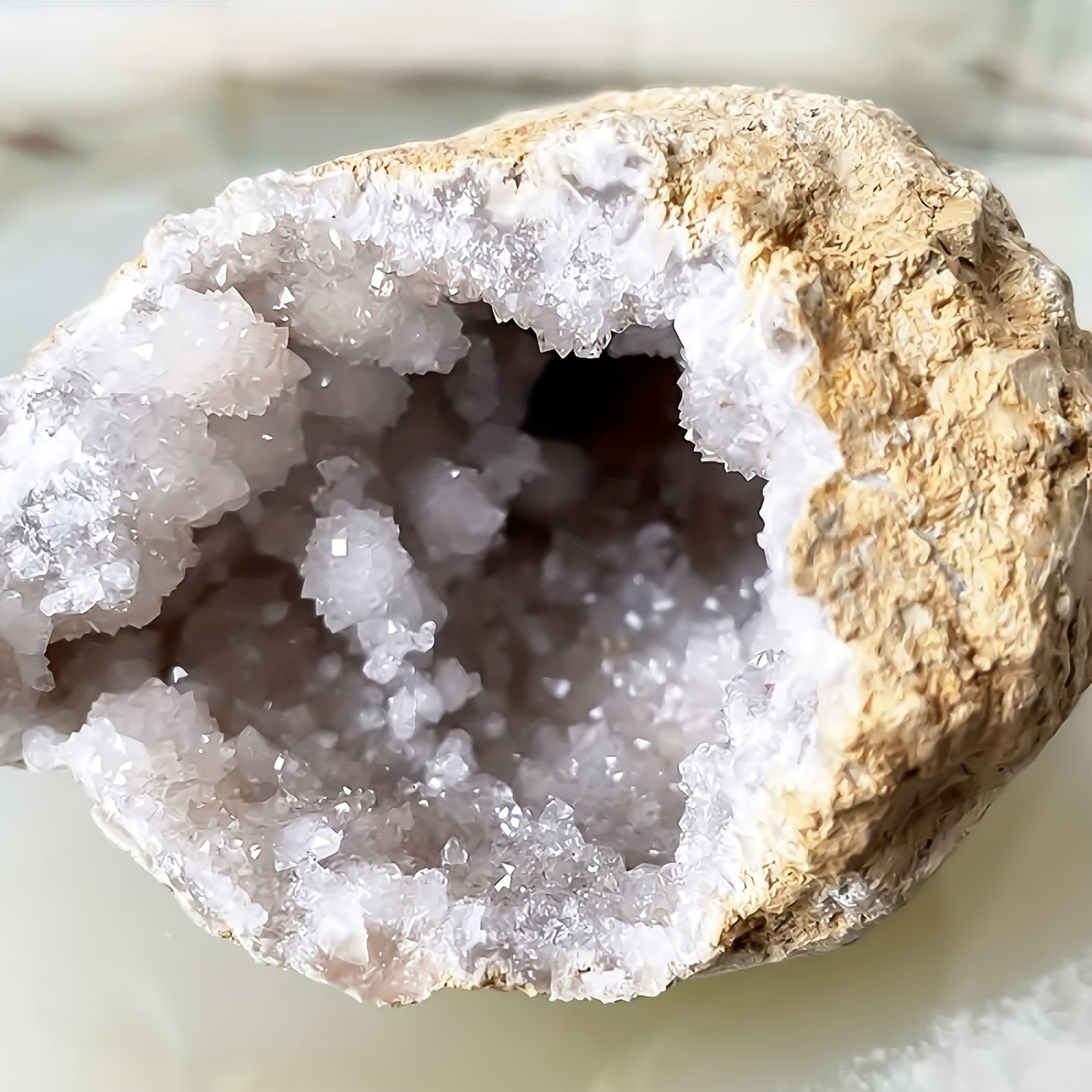 1pc Natural Agate Geode Raw Crystal Specimen Reiki Clean Clusters