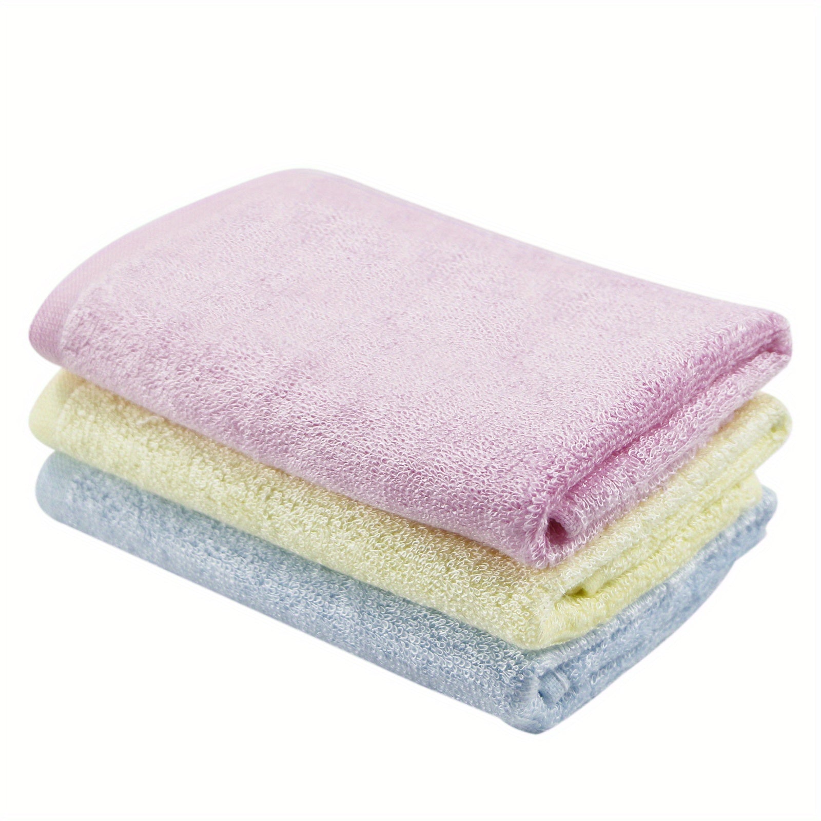 6-Pack Bamboo Fiber Baby Towels for Kids