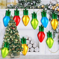 8pcs Mini Light Bulb Balloons - Birthday Christmas Year Celebrations