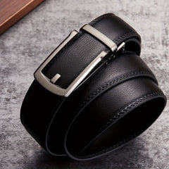 Men's Cowhide Belt w/Automatic Buckle, Formal Business Gift