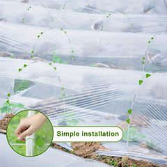122pcs Greenhouse Hoops for Plant Tunnel Fiberglass Support H