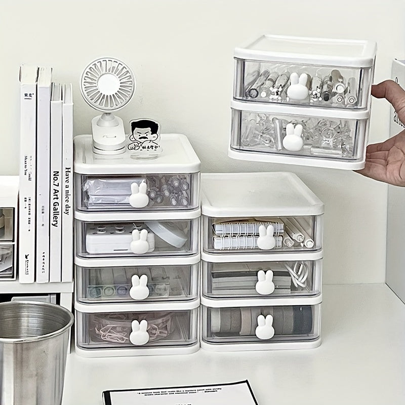 Desk Organizer Drawers Pen & Pencil Stand Stationery Storage