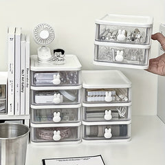 Desk Organizer Drawers Pen & Pencil Stand Stationery Storage