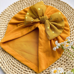 Baby Spring Summer Thin Headband Soft Bowtie Baby Hat