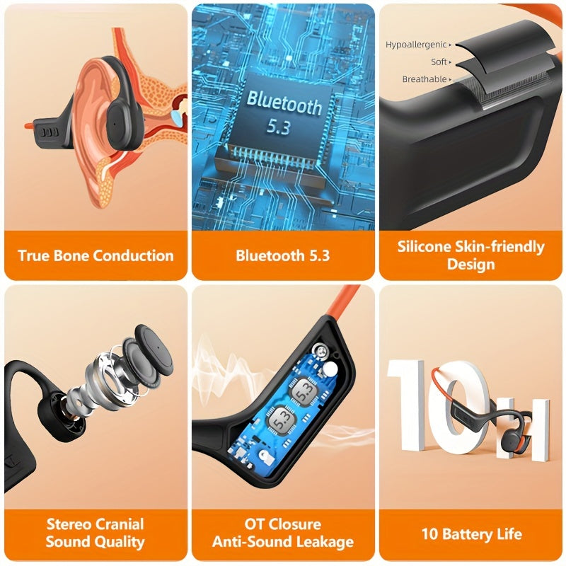 Wireless Bone Conduction Sport Headphones