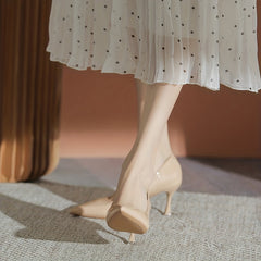 Women's Nude Stiletto Heels Shoes