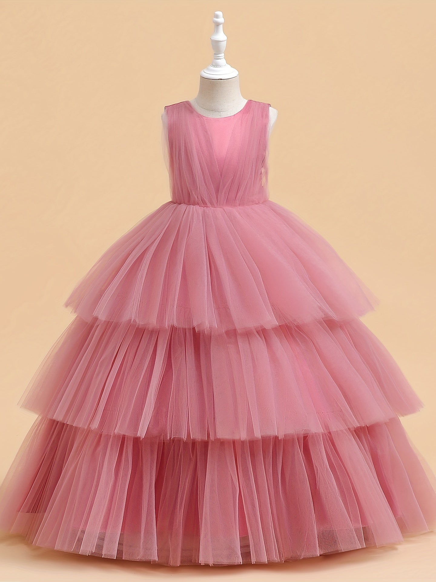Princess Flower Girl Wedding Dress for Birthday Party