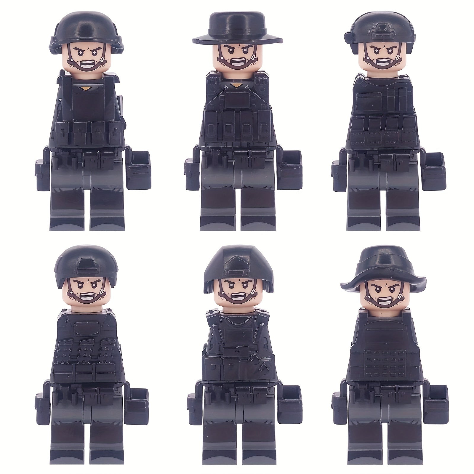Soldiers Building Blocks Armor Weapons Pack Educational Toys For Kids