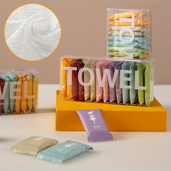 14pcs Disposable Compressed Towel Portable Face Towel