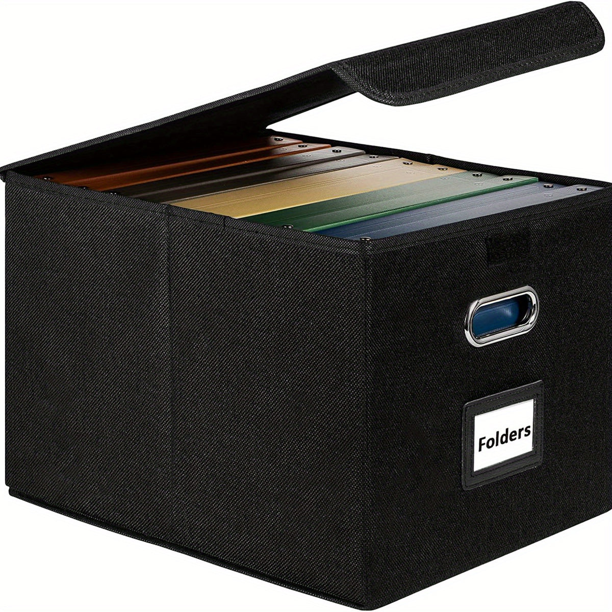 Filing Storage Boxes w/ Plastic Slide for Letter Legal File Folder