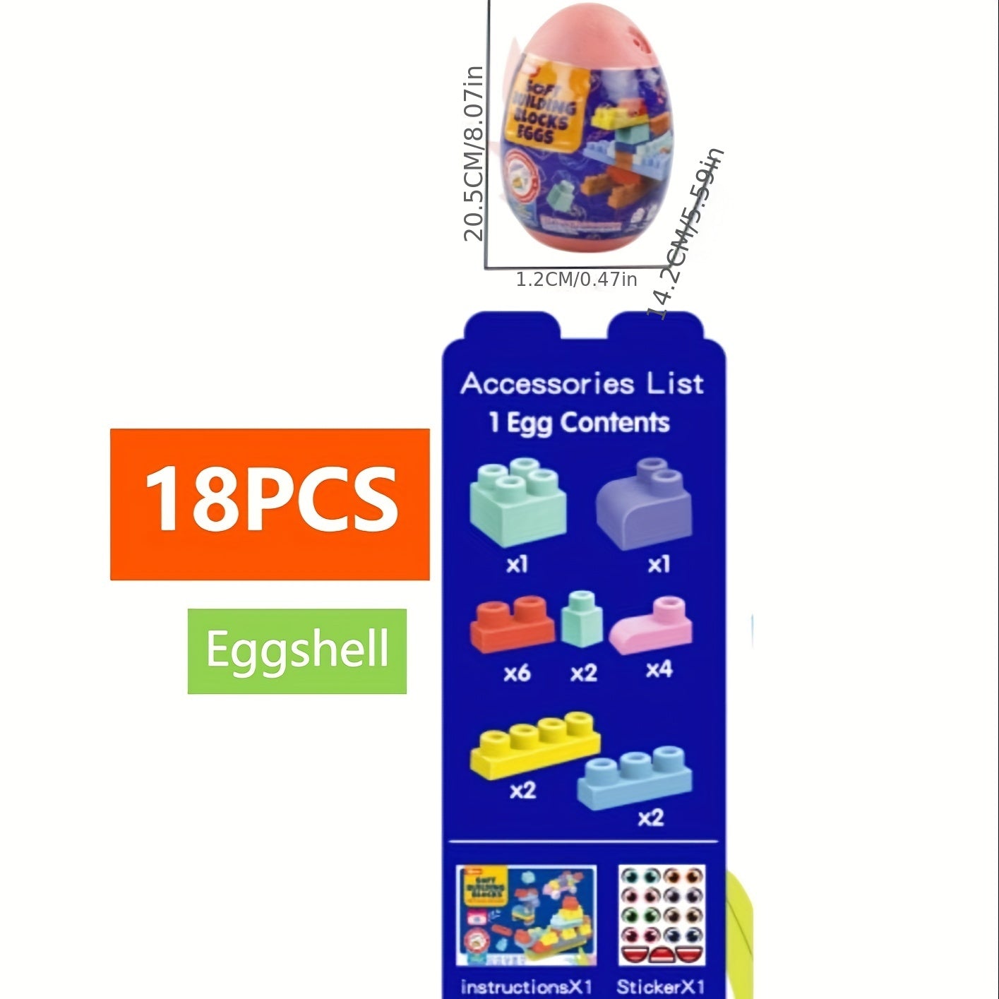 Soft Glue Building Blocks Baby Educational Toys Gift
