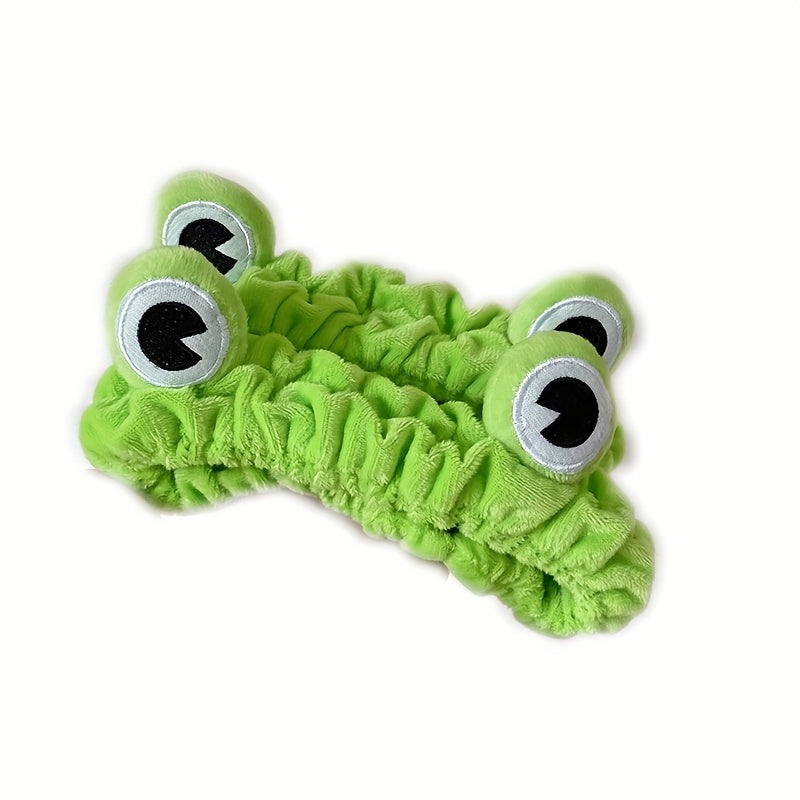 1pc Frog Cartoon Hairband Women's Face Headband Hairband
