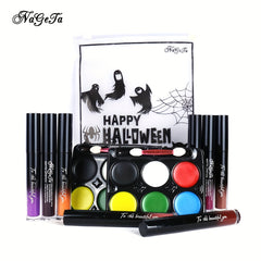 Halloween Series Makeup Set Lip Gloss Face Painting Set