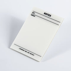 Transparent Sticky Note with Key Sticky Notes Student PET Blank Note Paper