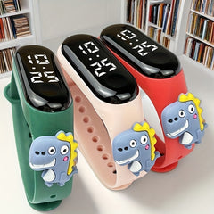 Dinosaur Pattern Electronic Watches Set