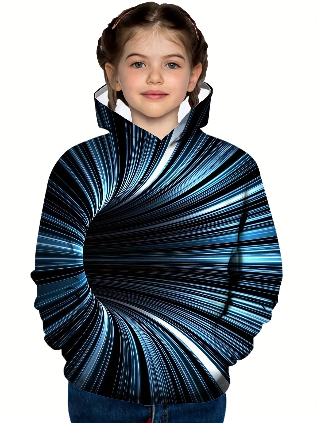 3D Pattern Print Boys Sweatshirt Casual Hoodie for Spring Fall