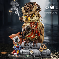 Owl Building Blocks Animal Toy Assembly Model DIY Decoration 1286pcs
