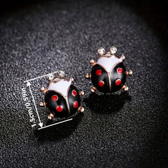 Ladybug Stud Earrings Animal Jewelry Personality Gift