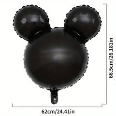 2pcs Bear Head Foil Balloons Party Decoration Children's Birthday