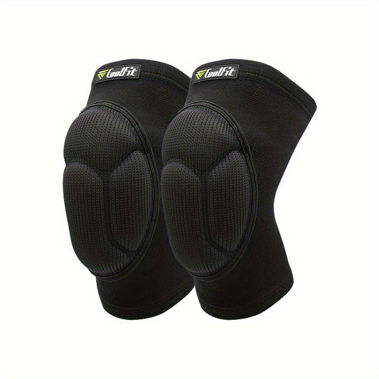 2pcs Volleyball Knee Pads Thick Sponge Support for Sports