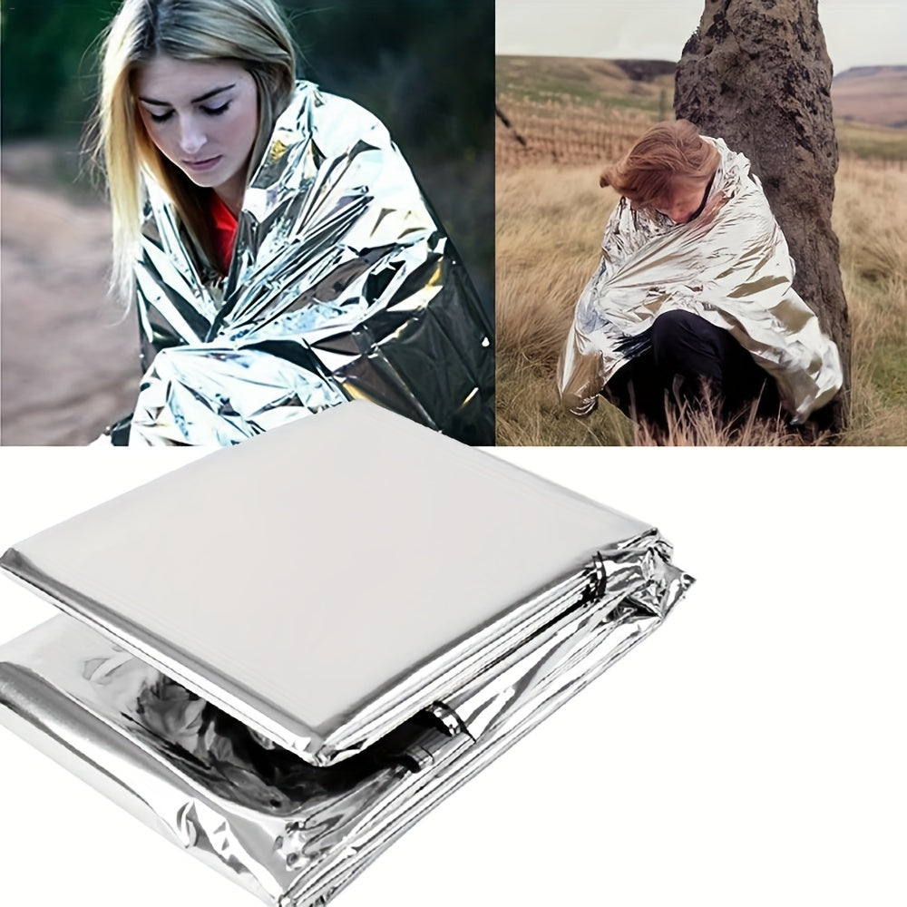 Portable Survival Insulation Blanket for Outdoor Camping