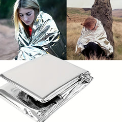 Portable Survival Insulation Blanket for Outdoor Camping
