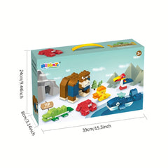 Animal Large Block Building Set Educational Toy