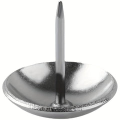 100pcs Large Silvery Thumb Tacks Round Head Office Classroom Use