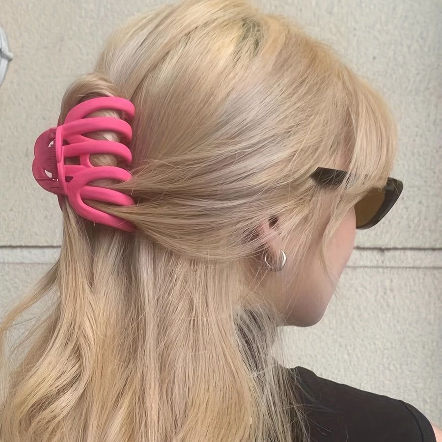 2pcs Octopus Hair Claw Jelly Hair Claw Frosted Nonslip Hair Clip for Women Girls