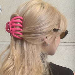 2pcs Octopus Hair Claw Jelly Hair Claw Frosted Nonslip Hair Clip for Women Girls