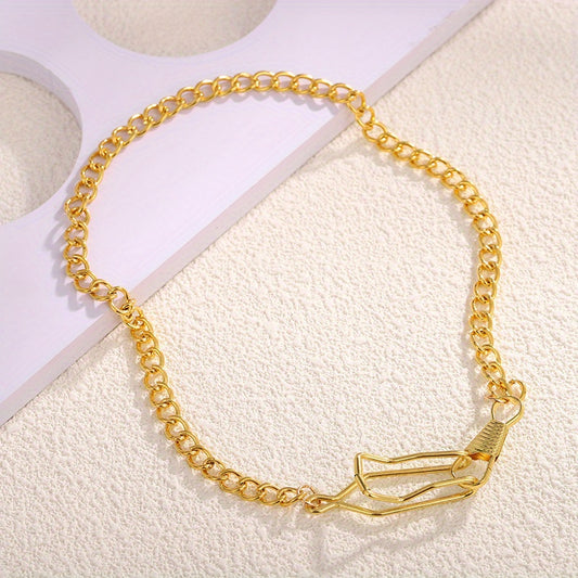 Vintage Metal Clip Pocket Watch Chain Accessory for Pocket Watch