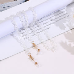 Acrylic Vintage Glasses Chain Mask Lanyard Necklace Women