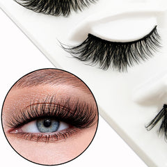 5 Pairs Cat Eye Lashes Sexy Fluffy Faux Mink False Eyelashes