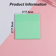200 Sheets Transparent Sticky Notes 4 Pads 3x3 54 Clear Sticky Tabs